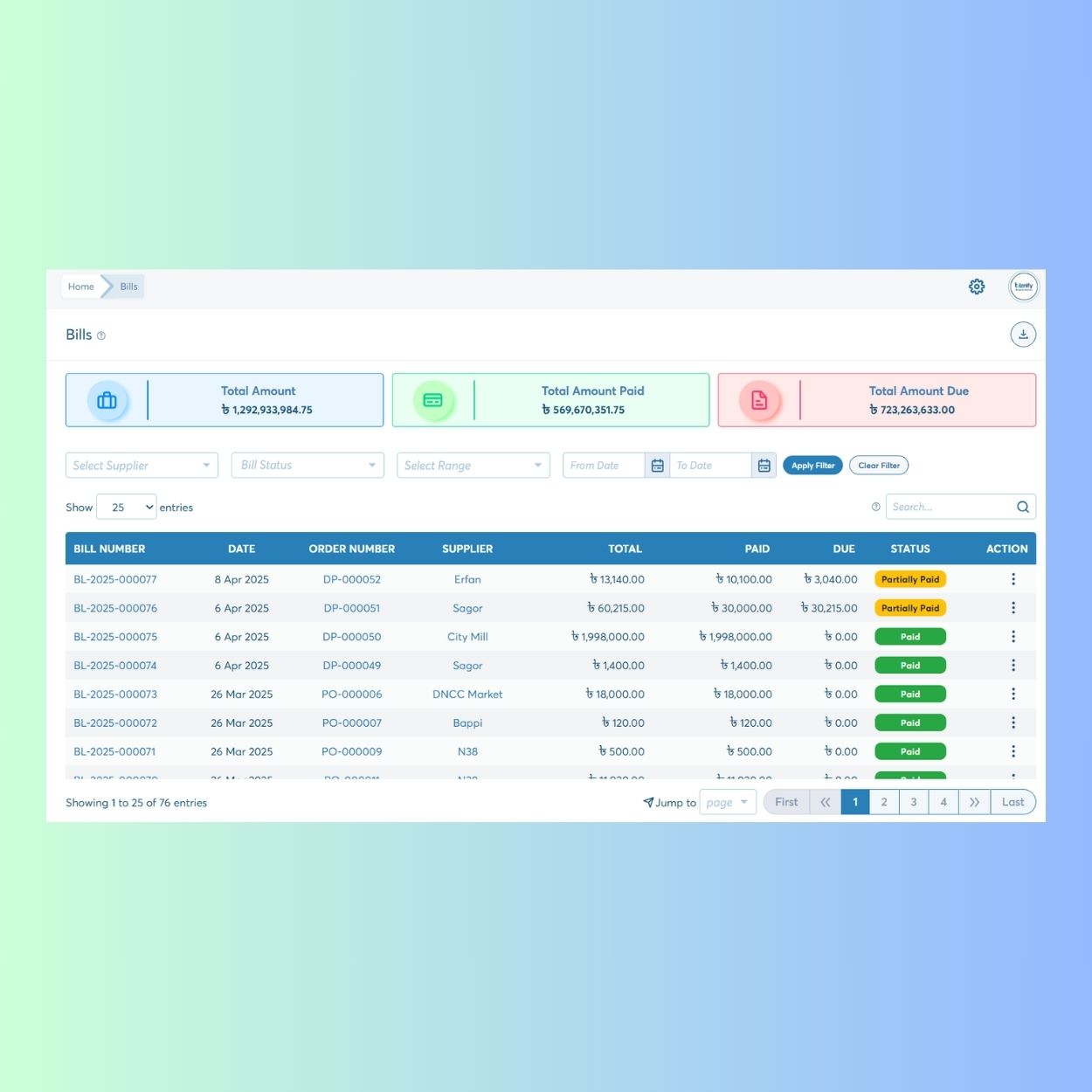 How the Bills Module Works?